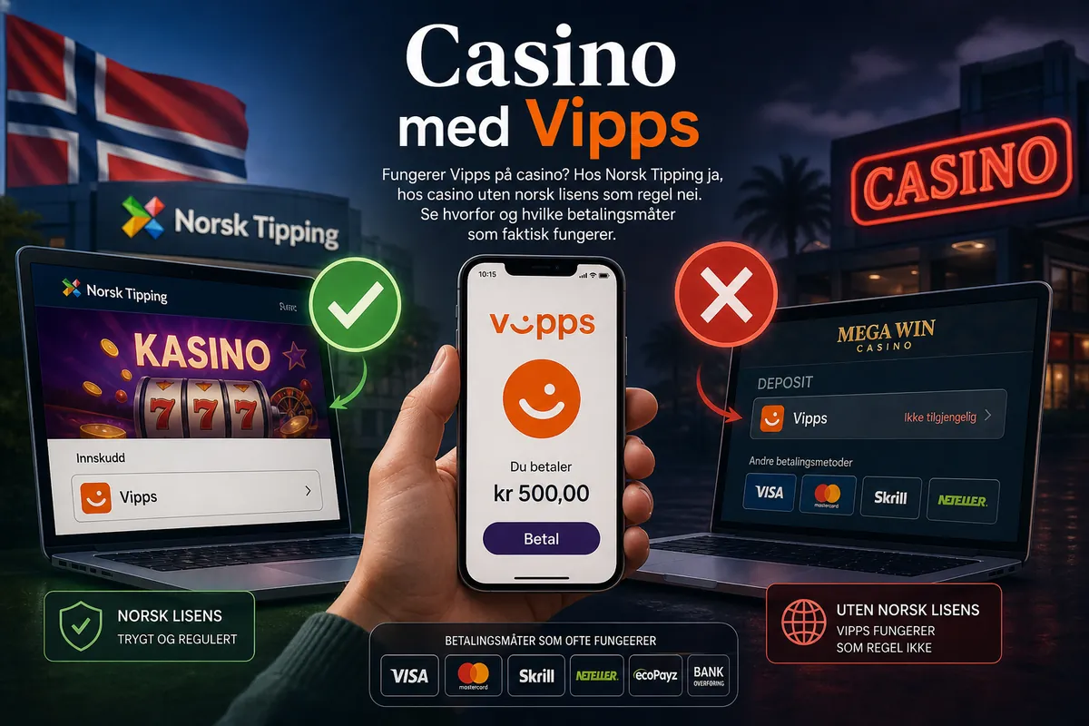 Casino med Vipps