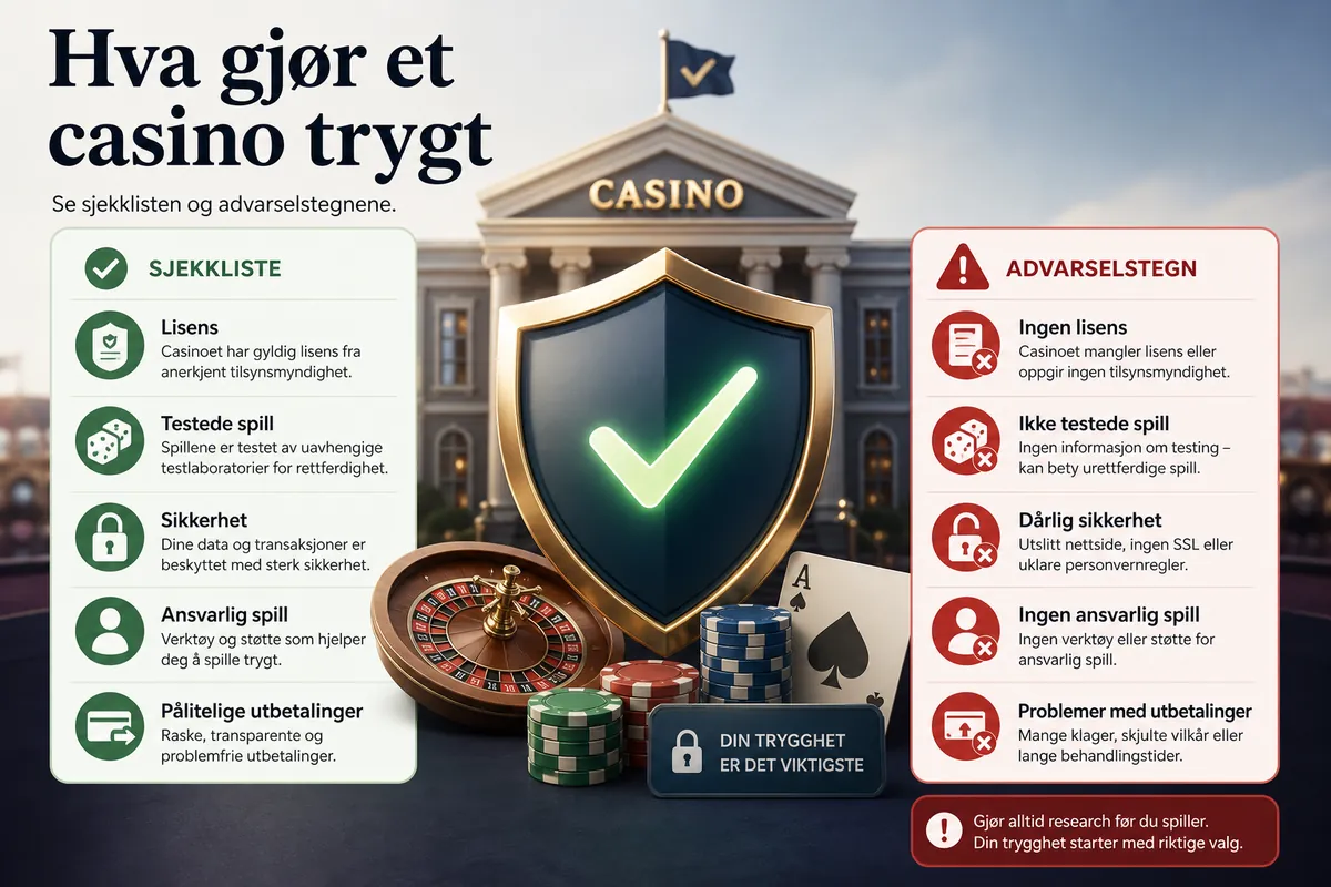 Hva gjør et casino trygt