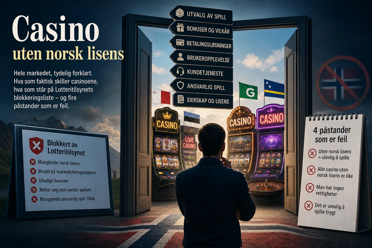 Casino uten norsk lisens